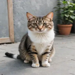 cat with background