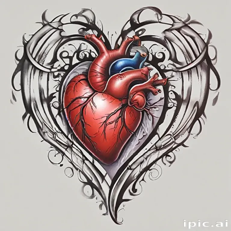 heart tattoo png