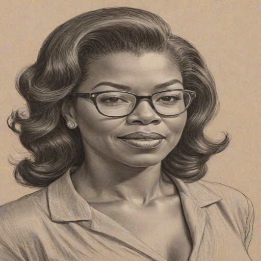 Ravishing Lorraine Toussaint, pencil sketch, portrait of Enticing woman 1951s in glasses, hair style beatnik, outline, clear lines, fine lines, 8k