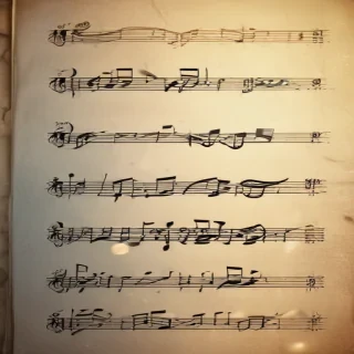notes music background