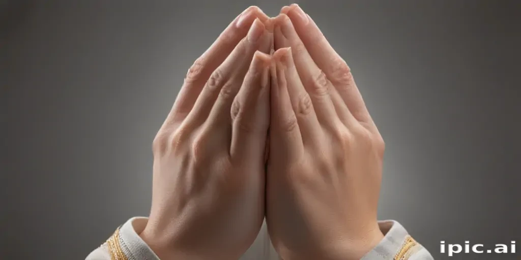 pray hands png
