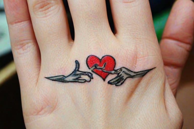 i love you sign language tattoo