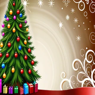 christmas tree background wallpaper