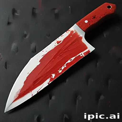 bloody knife aesthetic
