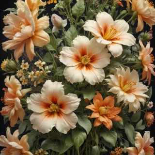 vintage flower illustration