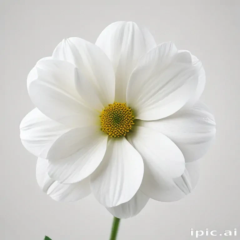 white flower transparent background