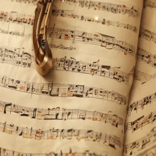 notes music background