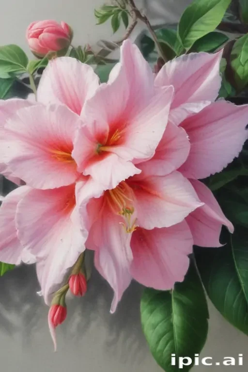 flower pencil drawing