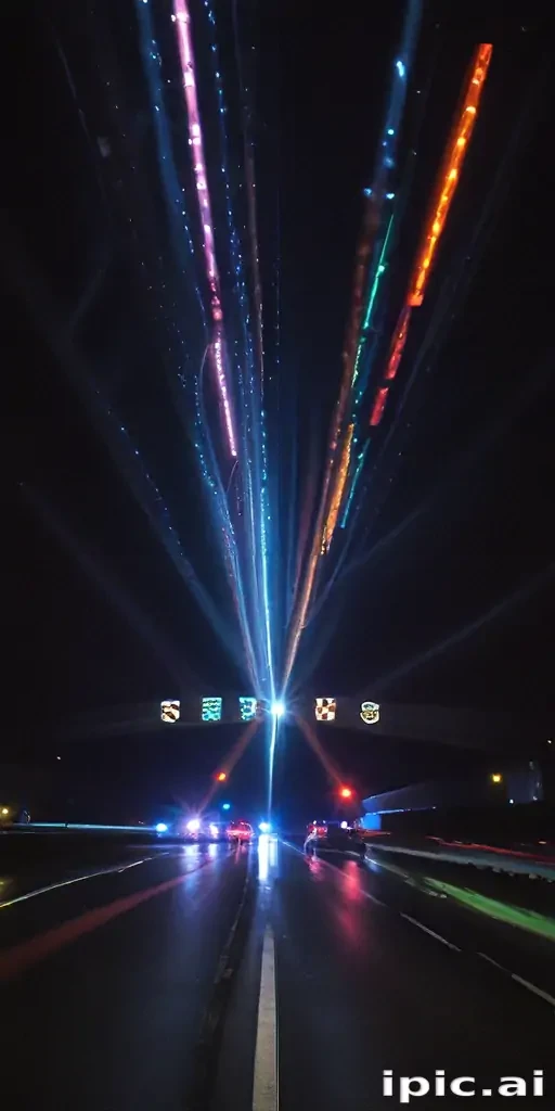 flashing lights