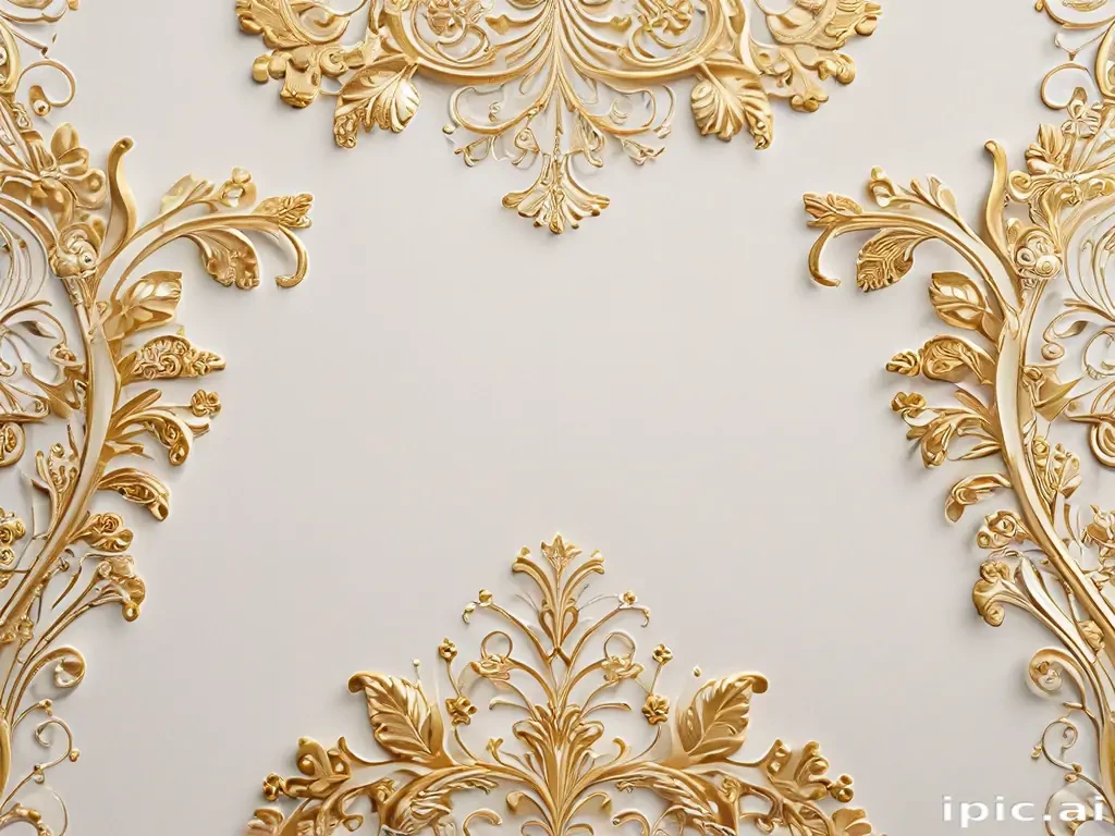 elegant white and gold background