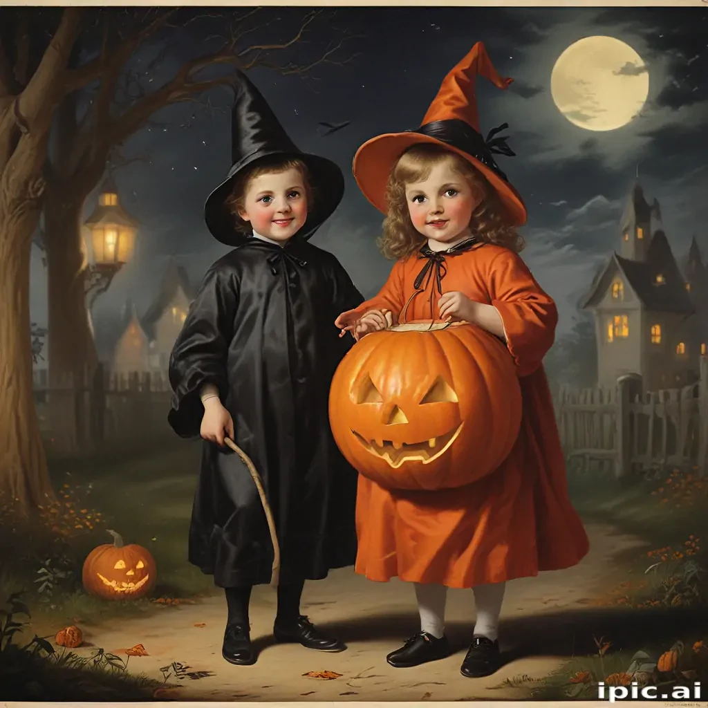 public domain images halloween