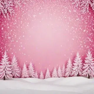 pink winter background