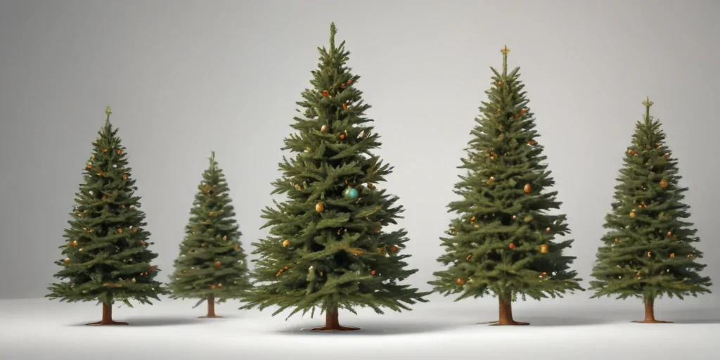 christmas trees transparent background