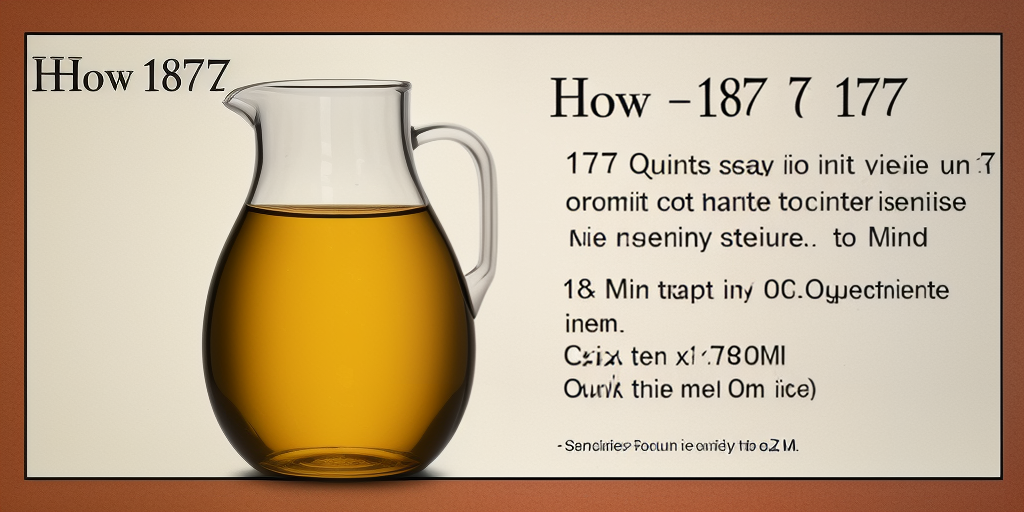 how many oz is 187 ml