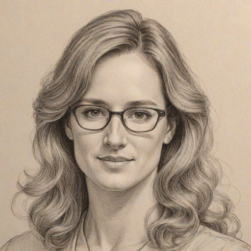 Fetching Drew Brees, pencil sketch, portrait of Delightful woman 1979s in glasses, hair style beatnik, outline, clear lines, fine lines, 8k