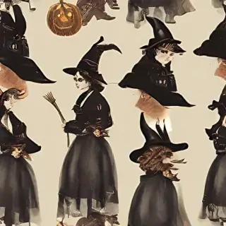 vintage witch images
