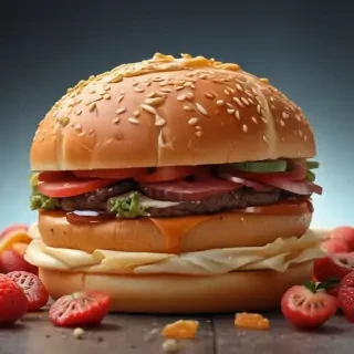 animated food