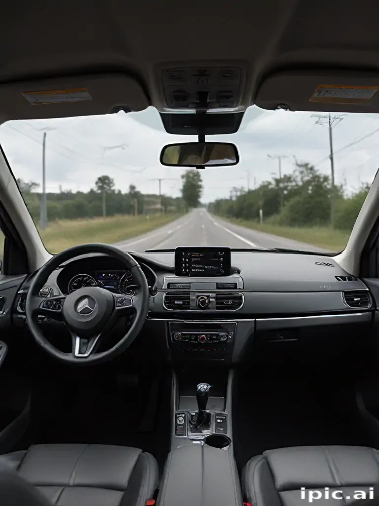 inside car background