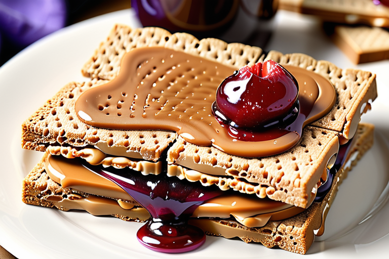graham cracker peanut butter and jelly