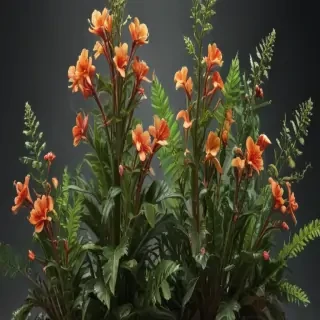 plants no background