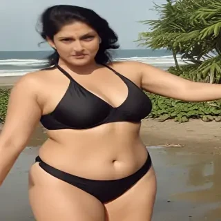 aunty bikini
