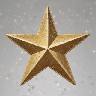 glitter star png