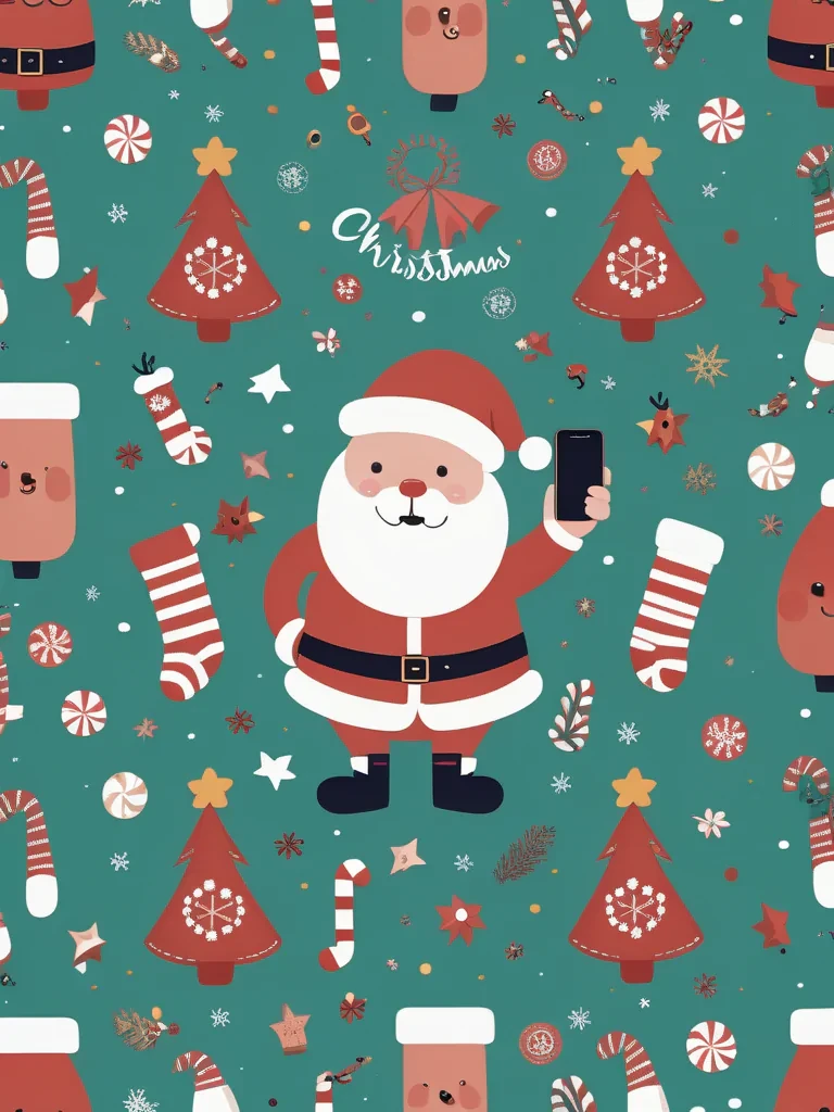 cute christmas phone wallpaper