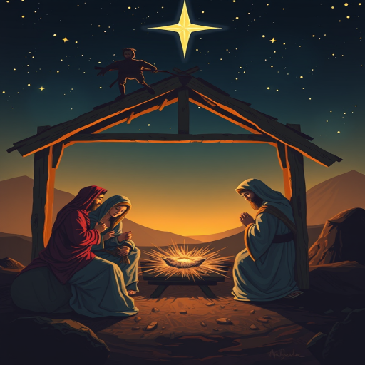 images of the manger scene