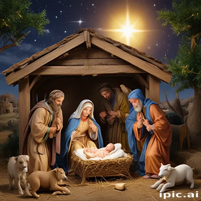 merry christmas nativity images free