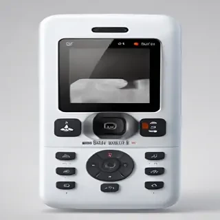 icon phone white