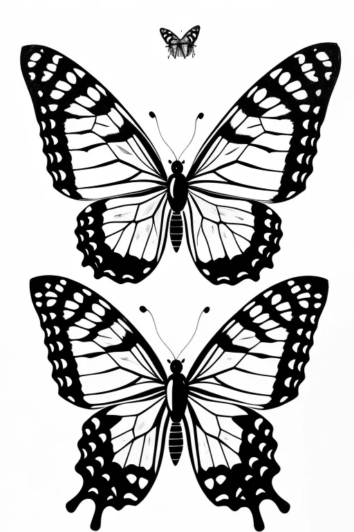 buterfly drawings