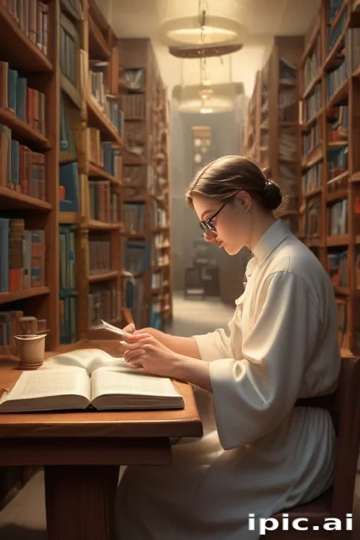 cartoon of reading