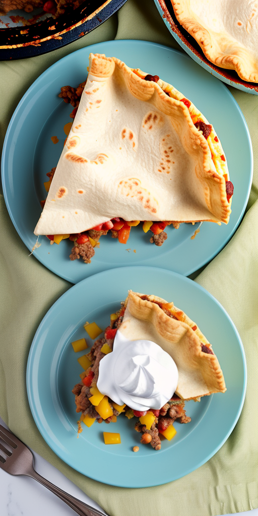 taco pie recipe with tortillas