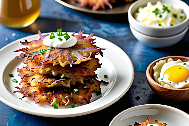 what to serve with potato latkes