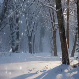 snow falling png