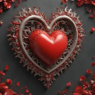 wallpaper 3d heart
