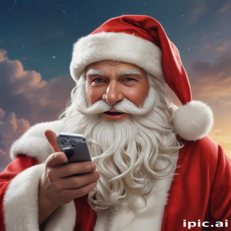 santa claus iphone wallpaper