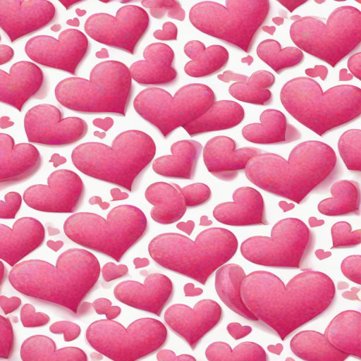 pink hearts clipart