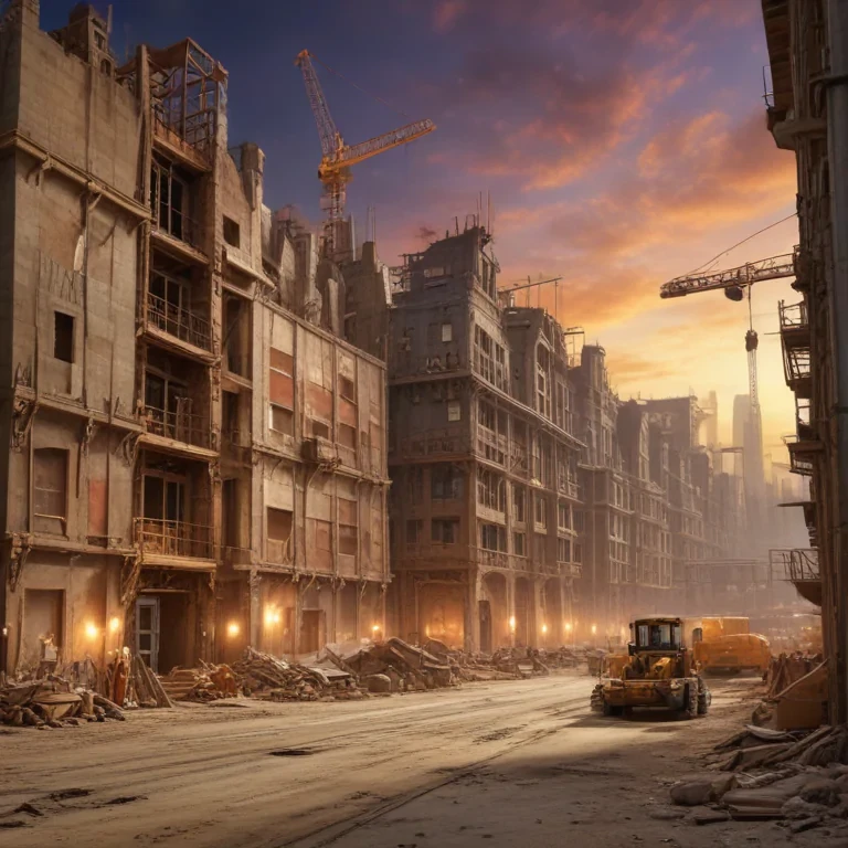 construction site background