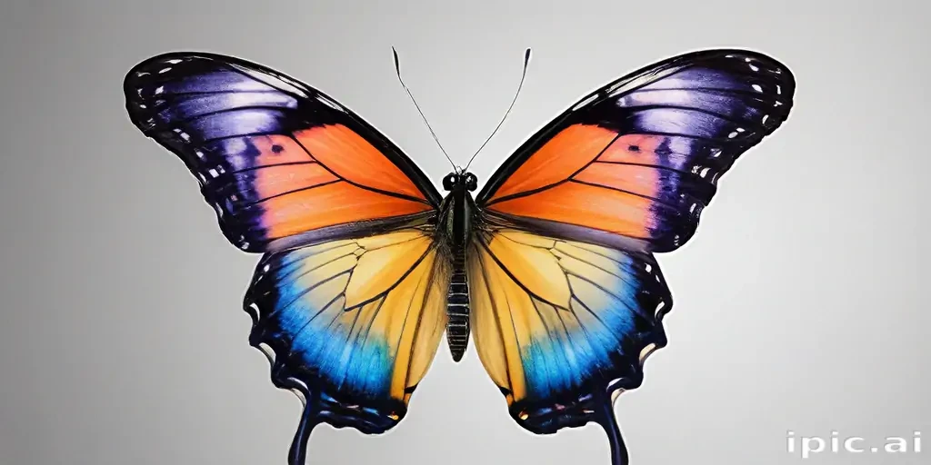 butterfly with no background