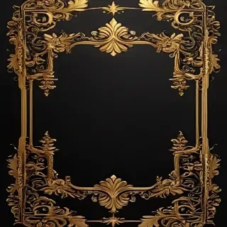 golden border