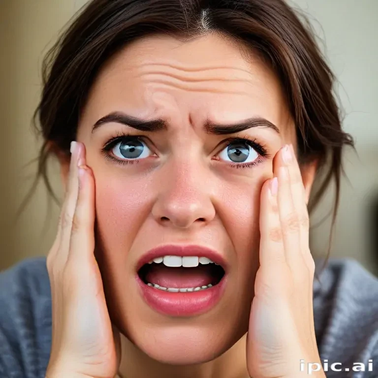 frustrated face