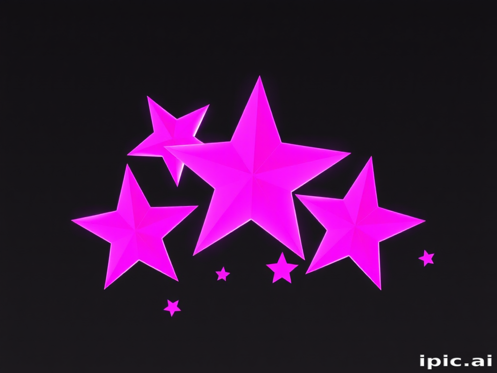 pink stars png