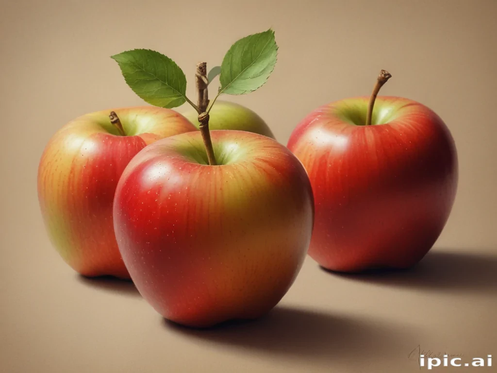 drawings of apples
