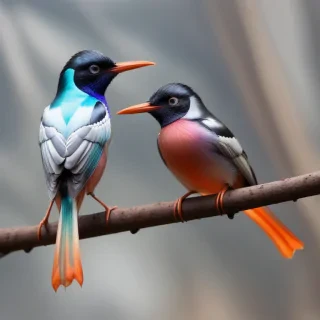 transparent birds