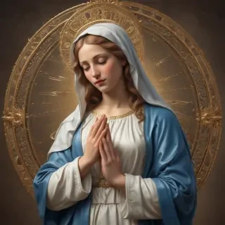 virgin mary clipart
