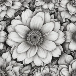 flower drawing png