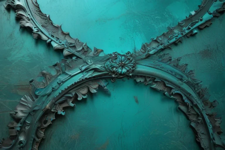 turquoise background
