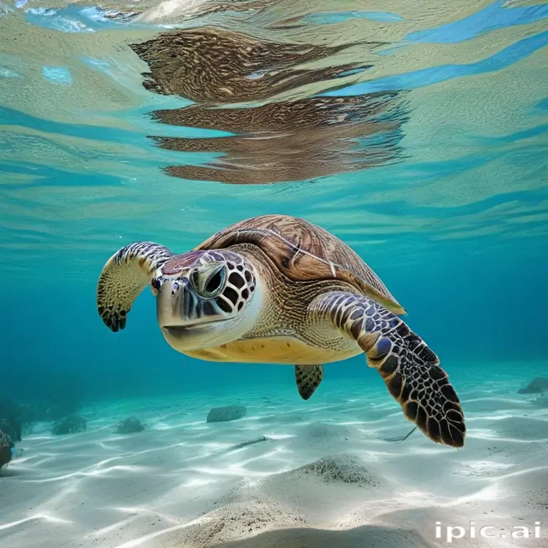 sea turtle desktop background