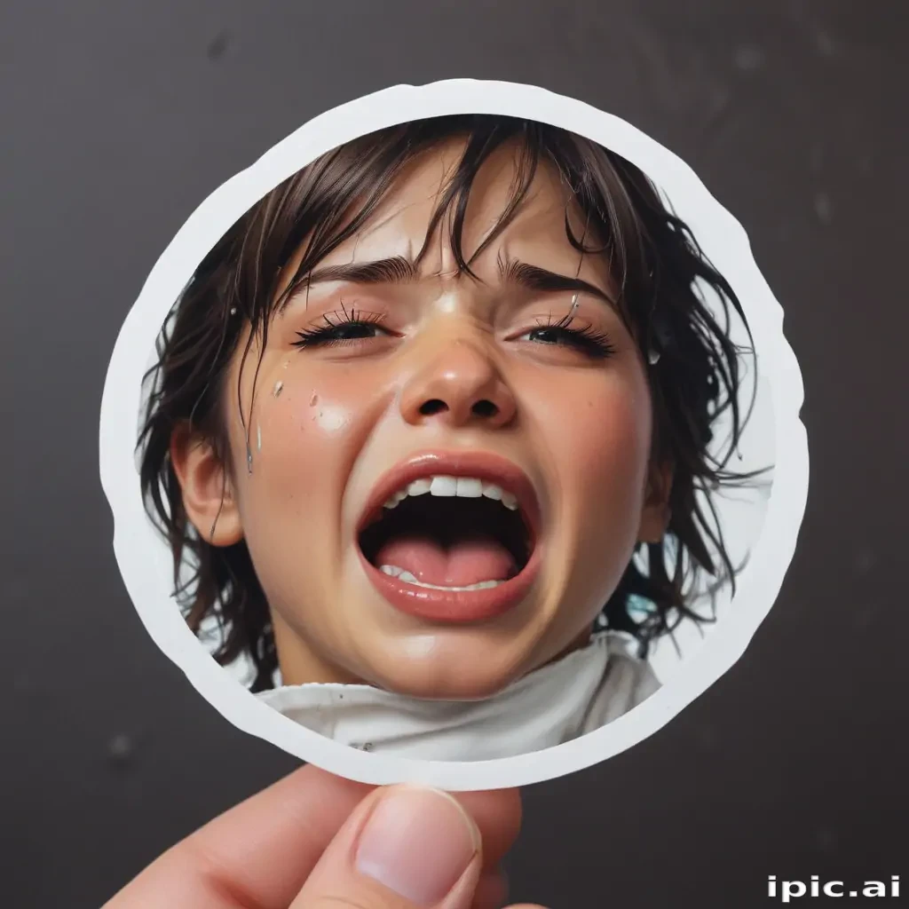 crying sticker